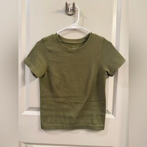 MOA MOA Robbed Shirt Sleeve Top